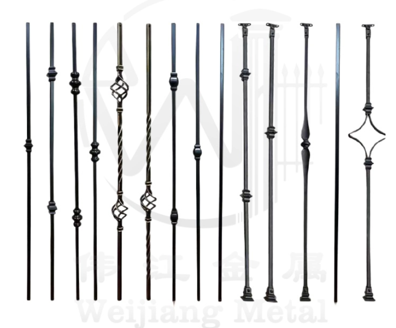 Black Metal Fence Connector for Outdoor Use