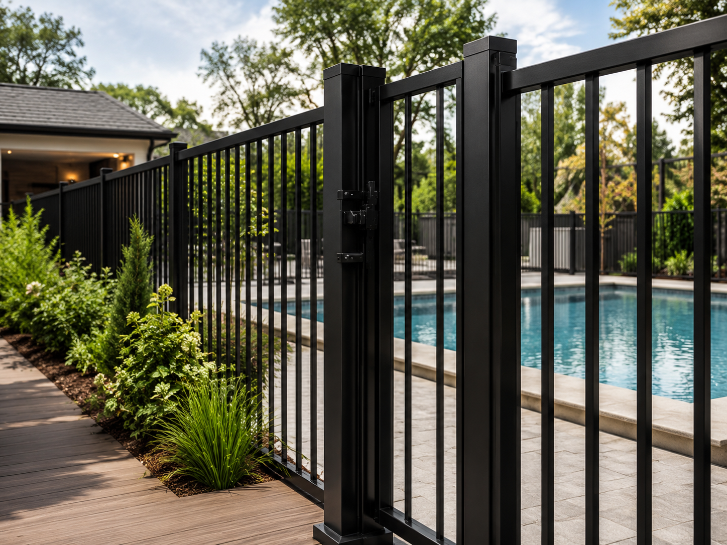 aluminum pool fence
